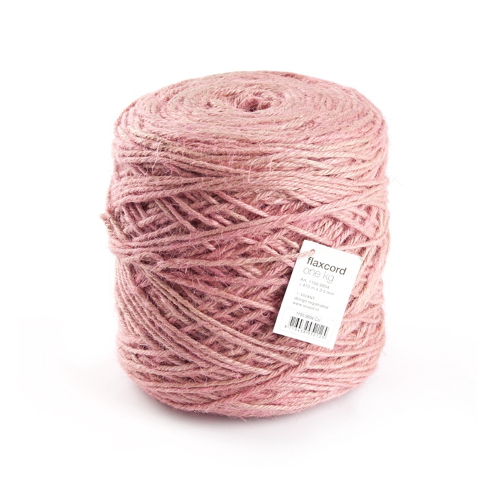 <h4>FLAXCORD 3,5MM 1KG pink</h4>