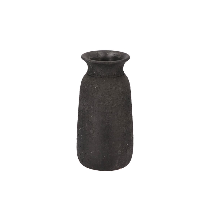<h4>Bali Black Coal Vase 16x30cm</h4>