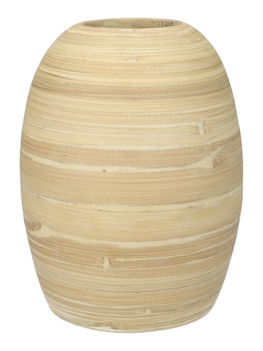 DF00-710830900 - Vase Mambu d6.3/13.5xh17.5 natural