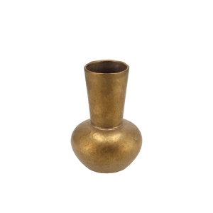 Djedda Vase Flat Gold 13,5x19cm