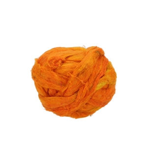 Lint Recycled Silk 57 Orange 11mx15mm Nm
