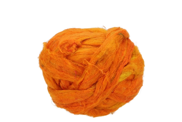 <h4>Lint Recycled Silk 57 Orange 11mx15mm Nm</h4>