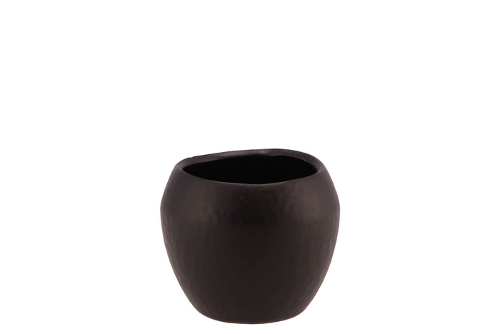 Amarah Black Pot Sphere Shaded 10x8,5cm