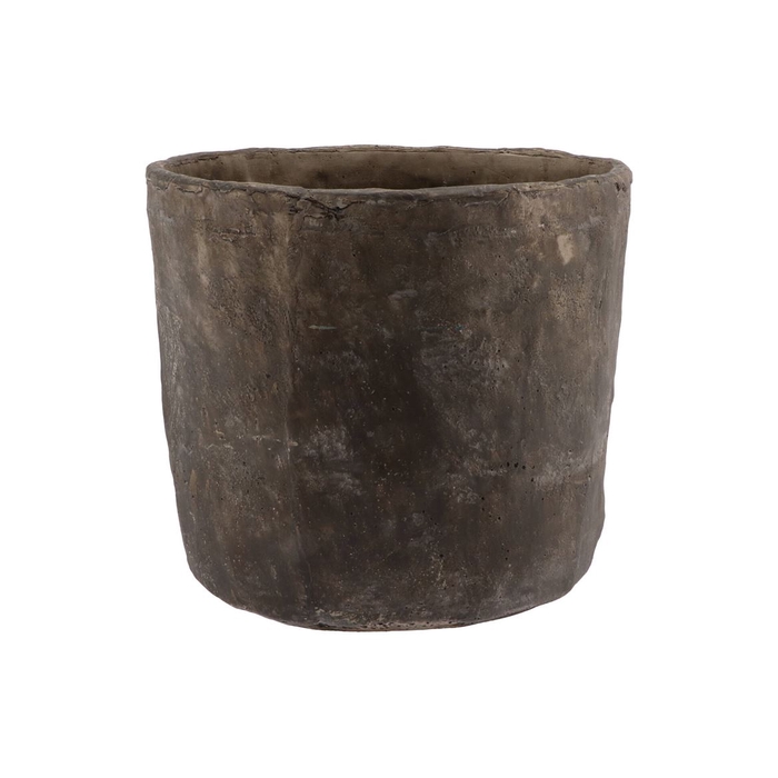 <h4>Iron Stone Grey Pot 30x28cm</h4>