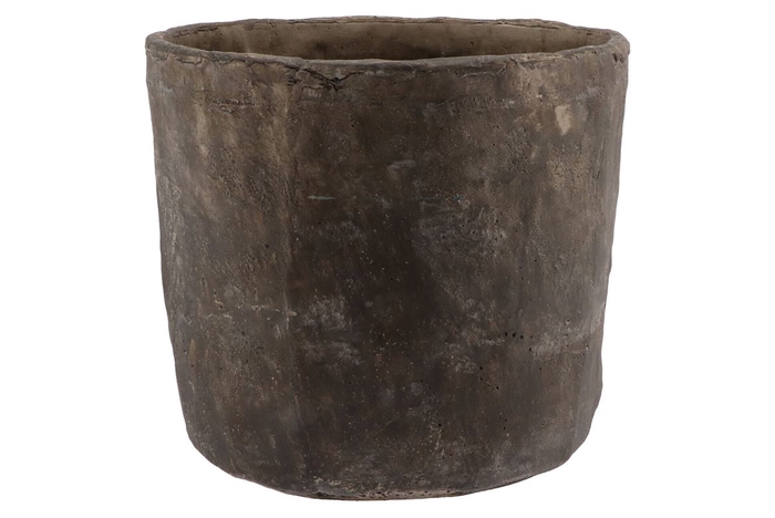 Iron Stone Grey Pot 30x28cm