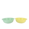 Zinc Basic Pastel Green/yellow Bowl 32x10cm