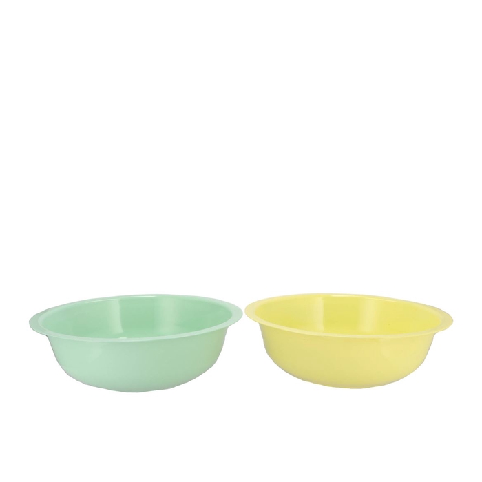 <h4>Zinc Basic Pastel Green/yellow Bowl 32x10cm</h4>