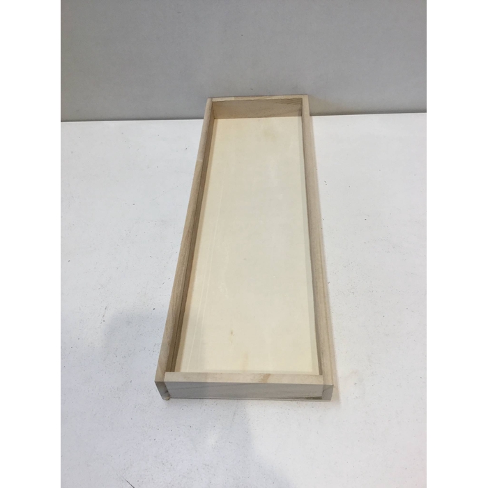 <h4>WOODEN TRAY "RECTANGLE" NATURAL 40X13.5X3 CM</h4>