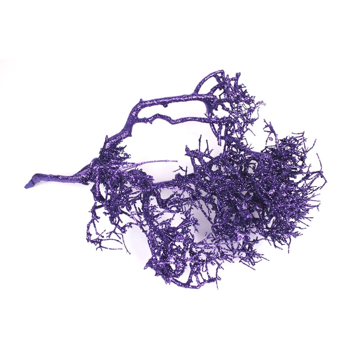 <h4>Bonsai twig 30-50cm p.pc Purple + Glitter</h4>