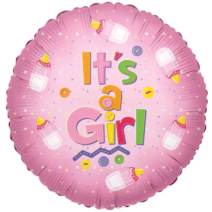 <h4>Party! Balloon It's a girl 45cm</h4>