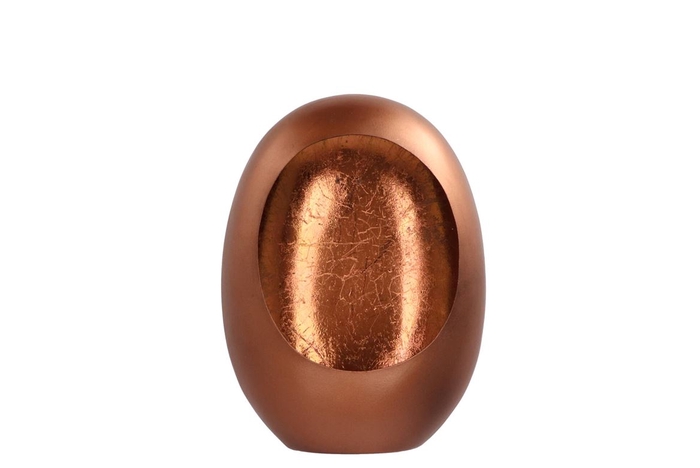 Marrakech Copper Egg T-light 17x9x24cm