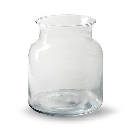 Glas Eco flesvaas d19*20cm