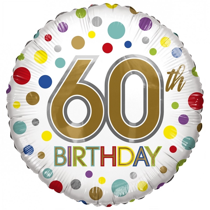 <h4>Party! Ballon Eco Birthday 60 45cm</h4>