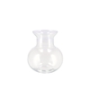 Mira Clear Glass Cone Neck Sphere Vase 16x16x17cm