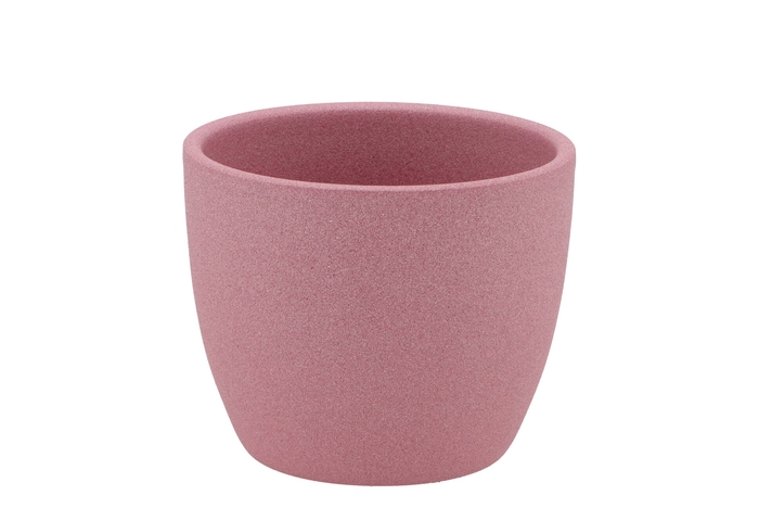 Ceramic Pot Pink Rose 10cm
