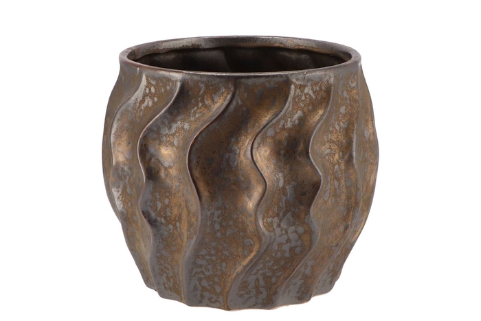 <h4>Karbala Bronze Pot 21,5x17,5cm</h4>