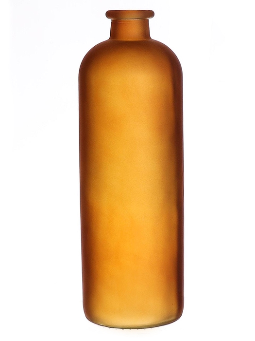 <h4>DF02-664130900 - Bottle Jules d5/11xh33 amber frosted</h4>