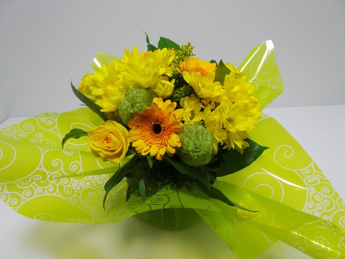 <h4>Bouquet Aqua Medium Yellow</h4>