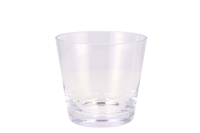 <h4>Glass Pot Konisch Cold Cut 14x13cm</h4>