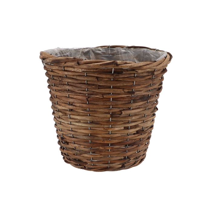 <h4>Rattan Basket Pot Round 29x26cm Nm</h4>