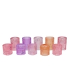 Bicolore Candle H Color Mix Round Ass Set Of 2 5,5x7cm