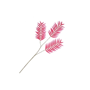 Silk Palm Leaf Pink 87cm