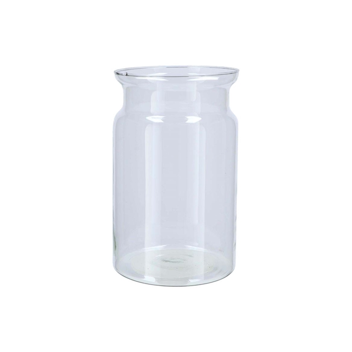 <h4>Glass Roca Milk Bottle Clear 19x30cm</h4>
