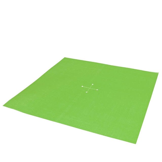 <h4>Decolux Silk 60x60cm + kruis ø 8cm l.groen</h4>