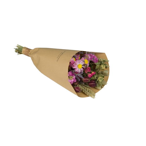 Droogbloemen-Field Bouquet Small 30cm- Pink