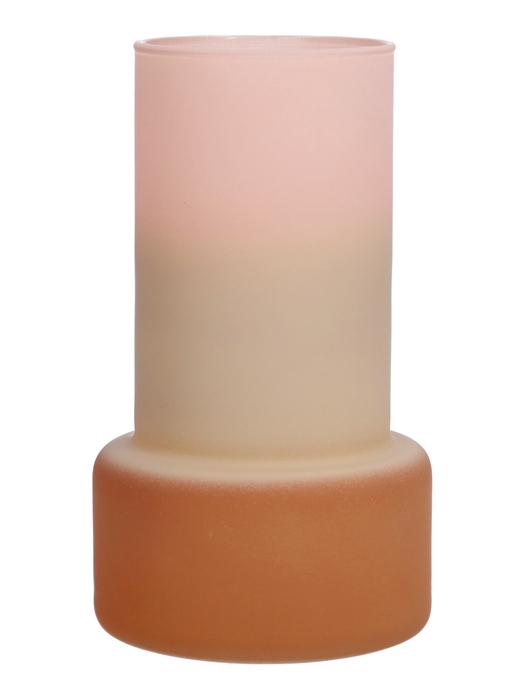 DF02-665251000 - Vase Shae d7.5/10xh17 salmon/brown matt