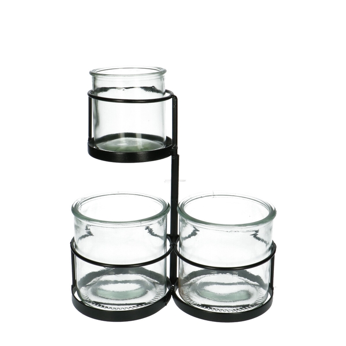 <h4>Glass Container 3pot d10*10cm</h4>