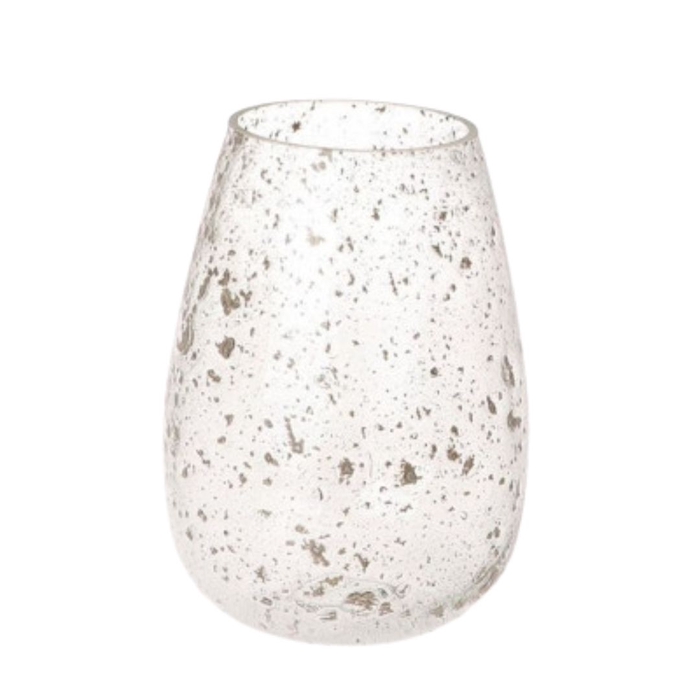 <h4>Glass Sandy vase d15.5*19.5cm</h4>