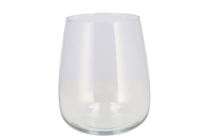 <h4>Glass Vase Teca 23x19cm</h4>