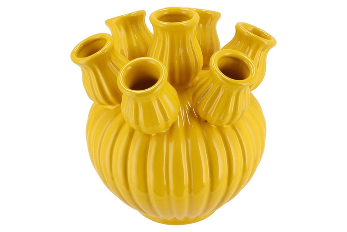 Amsterdam Yellow Tulip Vase 20x20cm