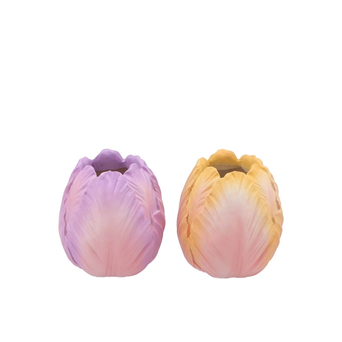 <h4>Toulon Pink/pastel Vase Ass P/1 9x9x10cm Nm</h4>