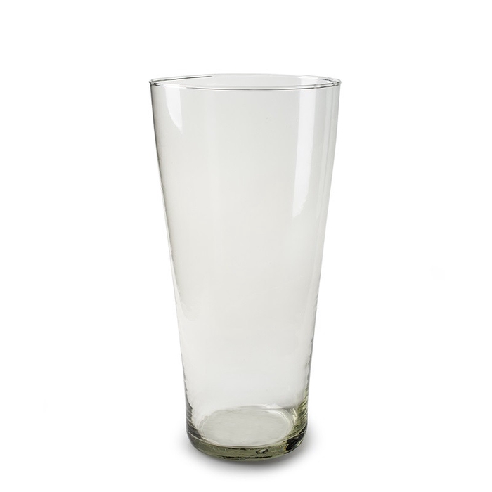 <h4>Glas Vaas konisch d16*30cm</h4>