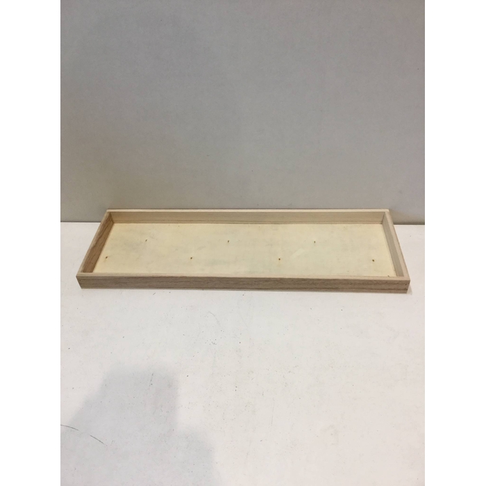 <h4>WOODEN TRAY "RECTANGLE" NATURAL 50X17X3 CM</h4>