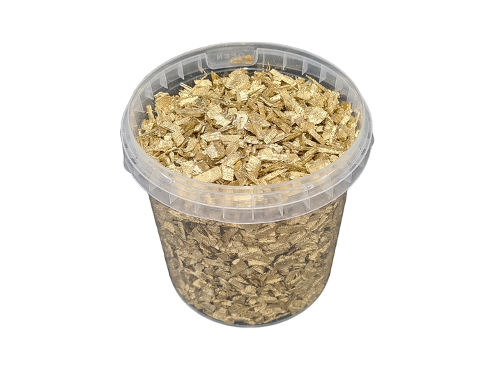 <h4>Wood chips 1 ltr bucket gold</h4>