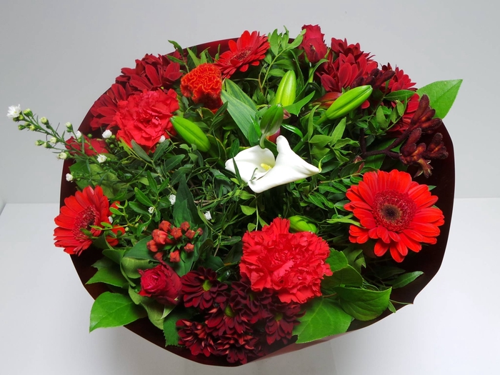 <h4>Bouquet biedermeier x-large red</h4>