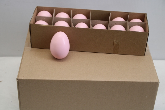 Egg goose paint light pink  12pcs per tray