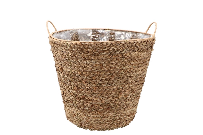 <h4>Seagrass Levi Basket Pot Natural 28x24cm</h4>
