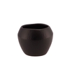 Amarah Black Pot Boule 14x11,5cm