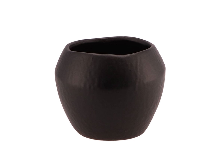 Amarah Black Pot Boule 14x11,5cm