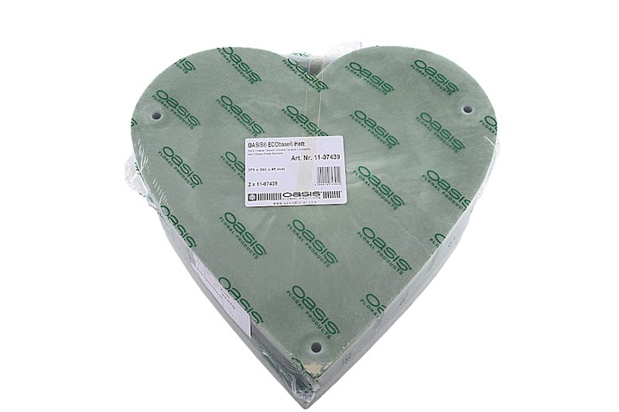 <h4>Oasis Ecobase Heart 38x40cm</h4>