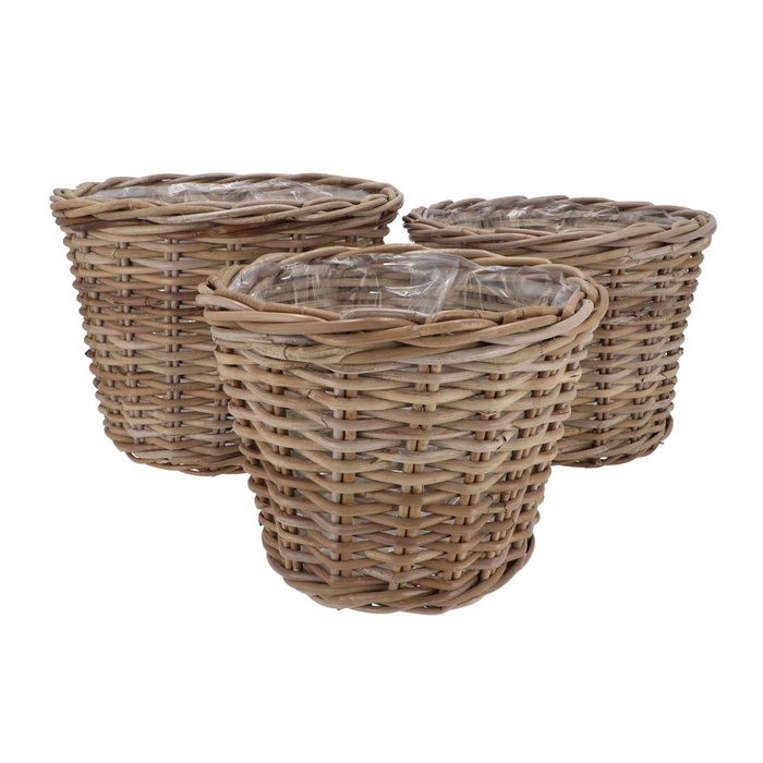 <h4>Rattan Ivy Basket 40cm S/3</h4>