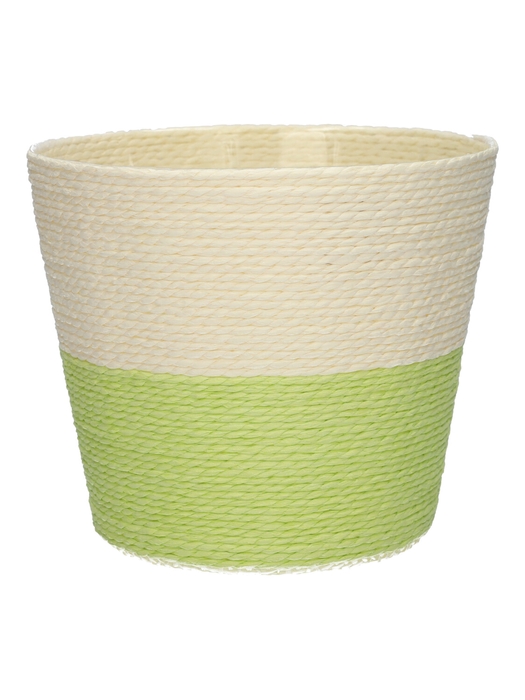 <h4>DF06-720225767 - Basket Riley1 Duo d15.3xh13 cream/lime</h4>