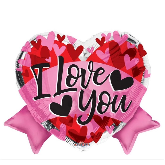 <h4>Moederdag Ballon I Love You Heart 45cm</h4>