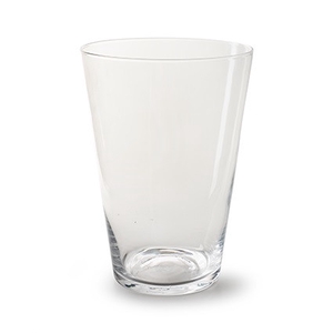 Glass Vase conical d20*28cm