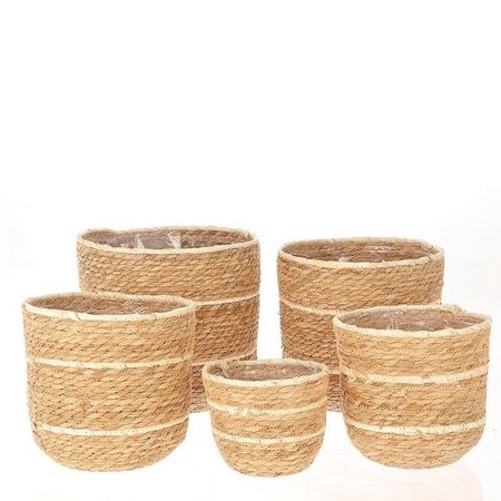 Basket sets Wallens pot S/5 d28*29cm