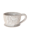Ceramics Butterf.cup+saucer 24*18.5*12cm